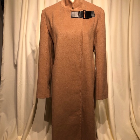 Pink Lady camel cashmere trench coat - Picture 1 of 12
